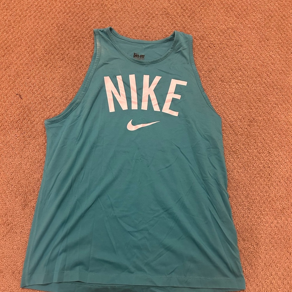 Nike Teal Dri-FIT Tank Size Medium